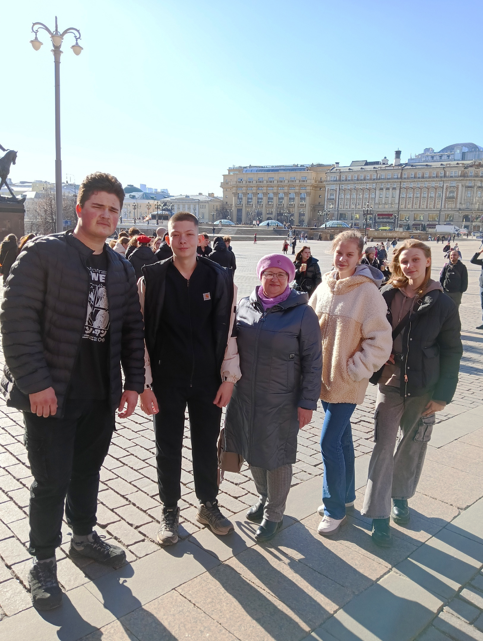 Учащиеся Девицкой школы посетили Псков и Москву.